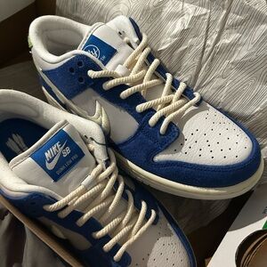 Nike SB Dunk Low Pro Blue White Sneakers